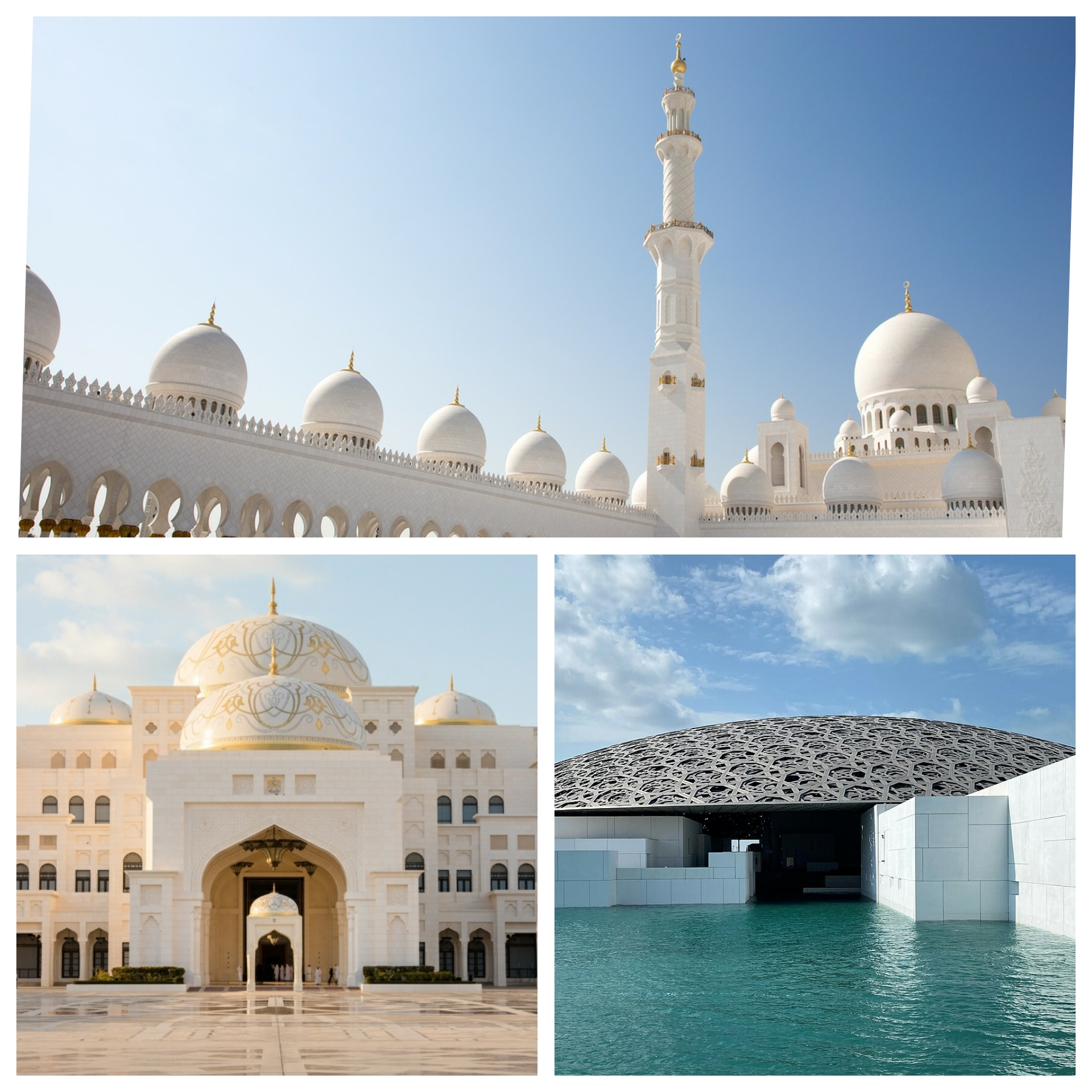 Abu Dhabi City tour with Qasr Al Watan and Louvre Museum